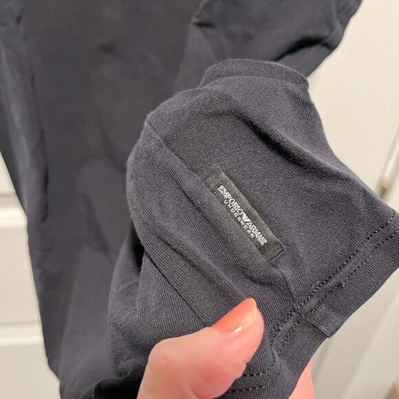 Vintage Emporio Armani Underwear - Black Tank Top - Picture 5 of 6